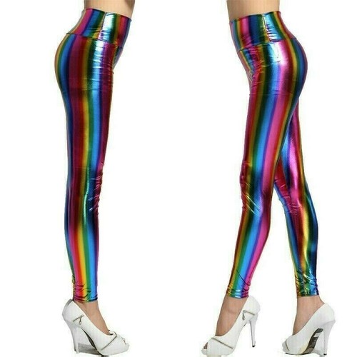 Donna leggings ecopelle - leggings, in