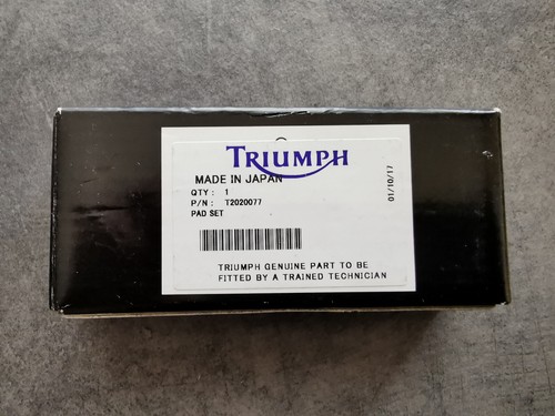 Plaquettes frein triumph - frein,