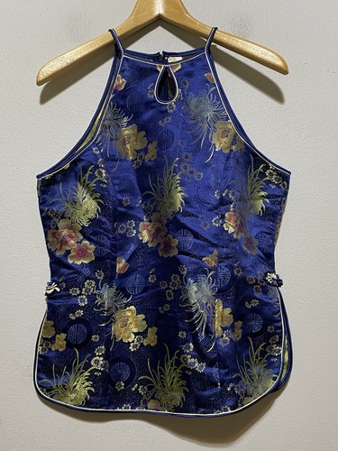 Top y2k cheongsam floreale - top,