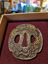 Tsuba Dragon - Mitsuyoshi - Gold Ring