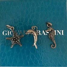 LOTTO DI 3 CHARM GIOVANNI RASPINI ARGENTO MISURA GRANDE 
