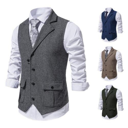 Gilet tuta uomo tweed - , di