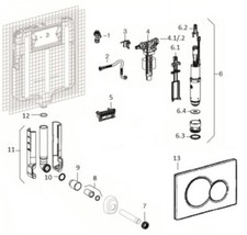 GEBERIT RICAMBI CASSETTA SIGMA