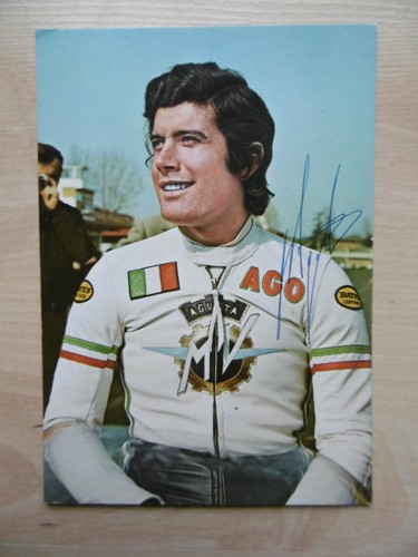 Cartolina giacomo agostini - giacomo,