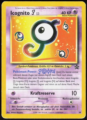 Unown 38 promo - [j],