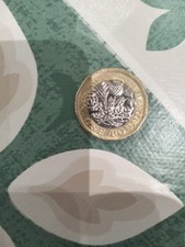 Moneta rara 1 Pound Sterling 2017 Sterlina Queen Elizabeth II Regina Elisabetta