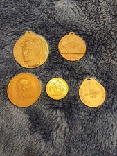 Lotto 5 Medaglie Antiche + Regalo Catalogo Gigante