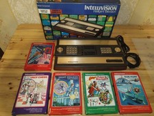 Console INTELLIVISION MATTEL ELECTRONICS Model 5155 + Giochi Vintage *LEGGI*