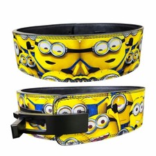 Cintura Powerlifting Leva Ispirata Minion Sollevamento Pesi Palestra Deadlift Squat Minion