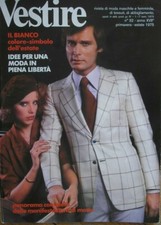 VESTIRE RIVISTA MODA GFT MASCHILE FEMMINILE N. 32 1975 NO VESTRO POSTALMARKET