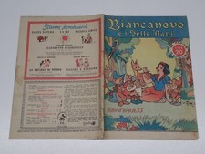 ALBO D'ORO N° 22 DEL 1946 BIANCANEVE E I SETTE NANI WALT DISNEY MONDADORI