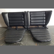 Respaldosasiento emergencia con tecla bloqueo de Porsche 964. Cuero Genuino