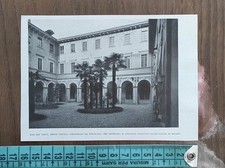 Milano collegio convitto Calchi Taeggi due antiche stampe del 1932 FAI PROPOSTA