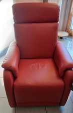 Poltrona in pelle reclinabile