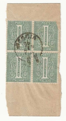Regno italia quartina - quartina, 1