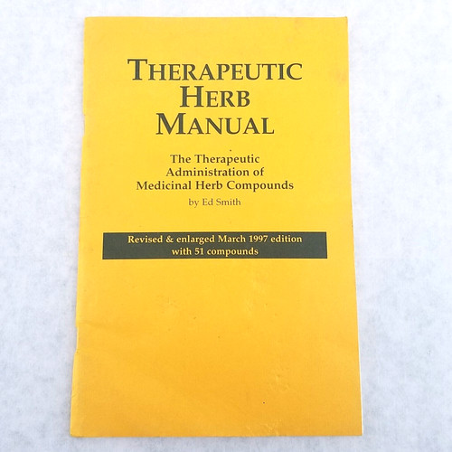 Therapeutic herb manual - herb,