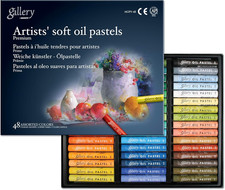 Set Di 48 Pastelli a Olio
