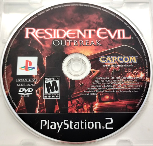 Resident evil outbreak sony - resident, (sony