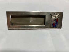 Raro segnaposto con stemma