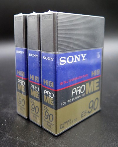 Sony hi8 prome tapes set - set, 3
