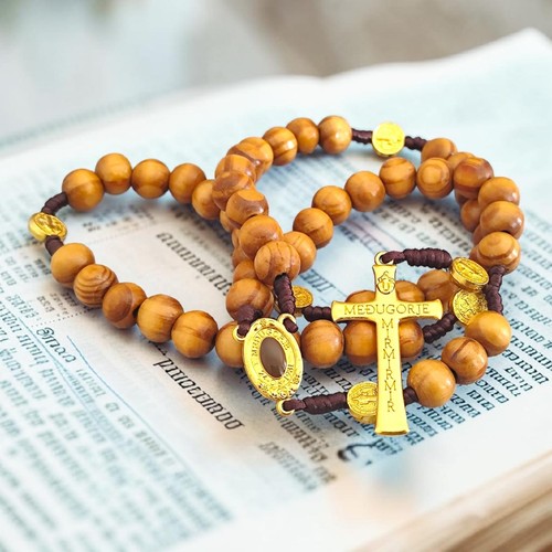 Collana rosario medjugorje - collana, di