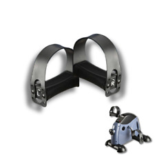 COPPIA PEDALI NERI 9/16 “ ANTISCIVOLO REGOLABILI  IN PLASTICA PER CYCLETTE BICI