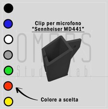 Clip alloggio microfono - 1x,
