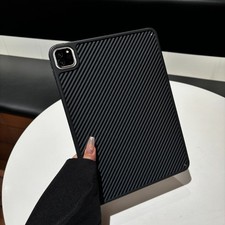 Custodia texture fibra di carbonio per iPad 7/8/9/10a generazione Air/Pro 11 antiurto