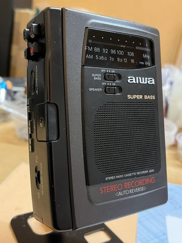 Aiwa portable radio cassette - radio,