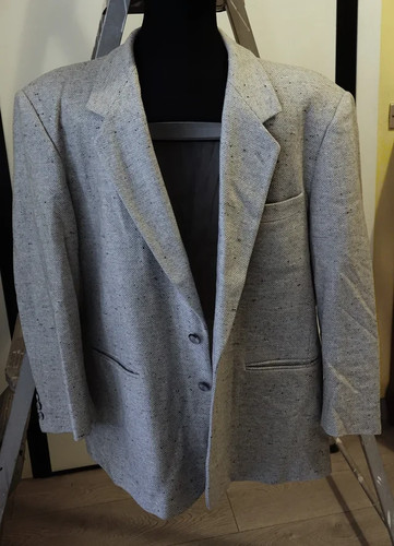 Giacca grigio chiaro lisca - giacca,