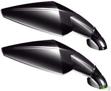 2 SPECCHIETTI SPECCHI MOTO UNIVERSALI ORION AIRCUT PICCOLI NERI CARENA CUPOLINO