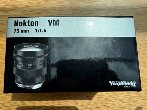Voigtlander 75mm vm asph - f1.5,