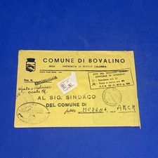COMUNE DI BOVALINO AL SINDACO DE COMUNE BUSTA VIAGGIATA