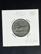 MONETA REGNO ITALIA 1920 LEONI 50 CENTESIMI