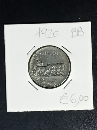 Moneta regno italia 1920 - moneta,