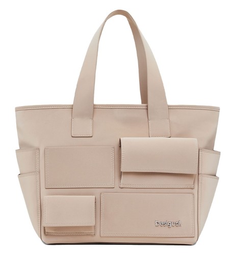 Borsa shopping desigual pocket - borsa,