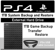1TB Playstation 4 Backup and