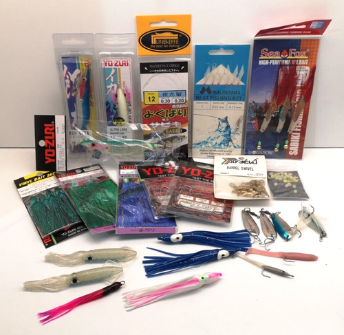 Lotto stock materiale pesca - materiale, da