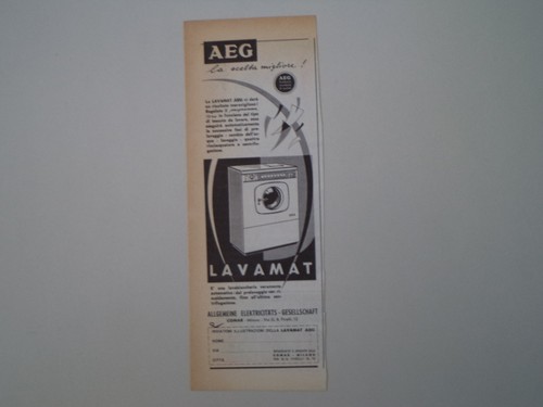 Advertising pubblicità 1961 - pubblicità,