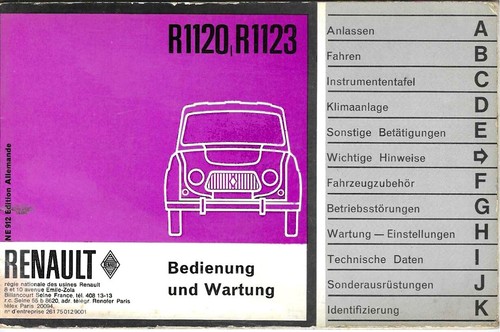 Renault manuale uso e - r4,