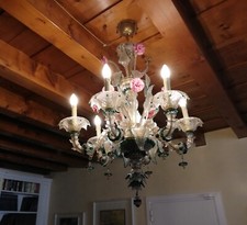 Lampadario in vetro di Murano