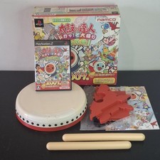 Taiko No Tatsujin Doka To Oomori Nanadaime Drum Set PS2 PlayStation 2 Japanese