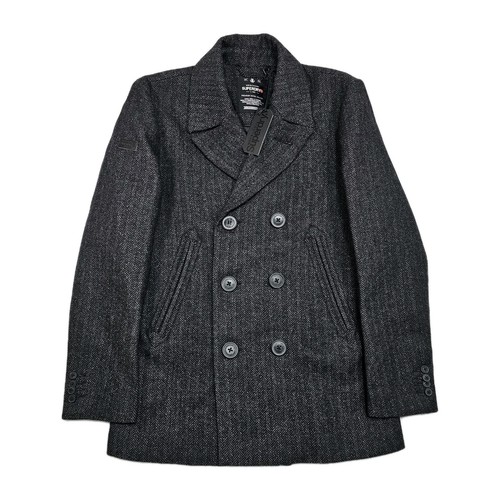 Superdry cappotto pea misto - superdry,