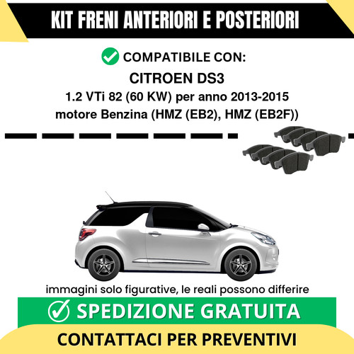 Pastiglie freno ant - pastiglie, post