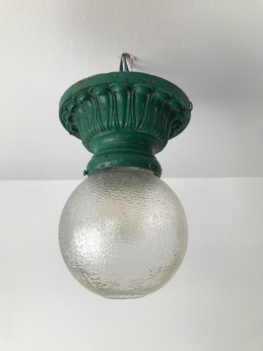 Plafoniera vintage ghisa - in,
