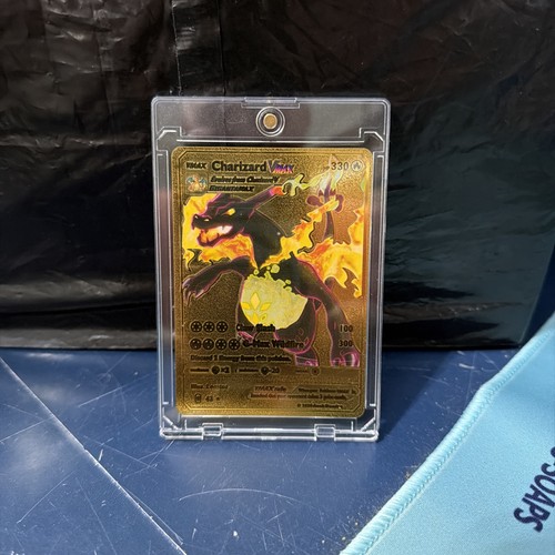 Carta charizard vmax - vmax, gold