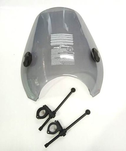 0336h parabrezza custom fume - parabrezza,