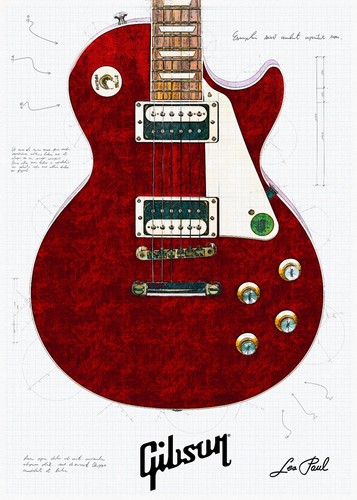 Chitarra elettrica formato - , a3