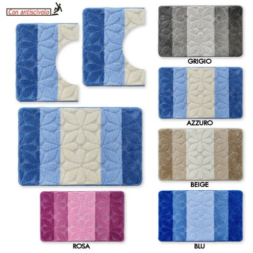 Tappeto bagno singolo set 3 - tappeto,