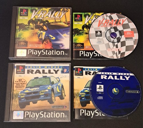 Lot jeux ps1 rally colin - +,